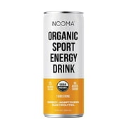 Organic Sport Energy Drink | Organic Pre Workout Drink with 120mg Caffeine | Only 15 Calories | Pack of 12 | Tangerine