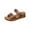 Brown, variant on VEKDONE Athletic Sandals for Women Women's Fashion Casual Summer New Style Solid Color Platform Thick Bottom Wedge Heel Slippers