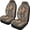 Camouflage Leaf, variant on XYZCANDO Cozy Car Seat Covers Van Truck Sedan, Elastic Decorative Car Front Seat Covers Set of 2 Polyester Mushroom under Stars