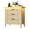 Natural wood color-3, variant on ExpanseEcho Dresser Chest of Drawers with Charging Station & LED Lights, 3-Drawer Bedroom