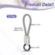 thumbnail image 2 of Cadena de Llave de Cuero Hecha a Mano Uxcell, Colgante de Bolsa Elegante, Cordón de Cuero para Teléfono Móvil, Llavero para Automóvil, Accesorios de Llavero para Mujeres y Hombres, Gris, 2 of 6
