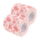 thumbnail image 4 of 2 rollos de papel higiénico con estampado floral, servilletas decorativas para baño, papel higiénico con rosas para bodas y celebraciones navideñas., 4 of 8