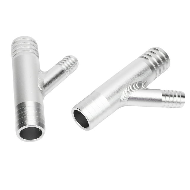 Kit de Réparation de Tuyau de Chauffage Y Connector, Raccord en Y de Chauffage de Cabine Anti-Âge 1 Pouce à 5/8 Po avec Collier de Remplacement pour UTV SXS