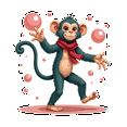 thumbnail image 6 of Cartoon Monkey Stickers, Waterproof Monkey Sticker for Water Bottle Laptop Phone Cases Planner Skateboard Luggage Helmet Party Favor Decor, Ideal for Adults Teens Teacher Rewards, 6 of 9