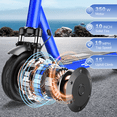thumbnail image 3 of Electric Scooter for Adults - 350W Motor 10" Solid Tires, up to 19MPH E-Scooter with Dual Suspension, 3 of 6