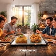 thumbnail image 7 of OVENTE Electric Warming Tray with Adjustable Temperature Control, Compact Food Warmer & Server for Buffets, Parties, Events, and Dinners, Cool-Touch Handles, Stainless Steel, Silver FW170S, 7 of 7