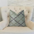 thumbnail image 2 of Plutus PBRAZ180-2626-DP Valencia White Purple & Taupe Handmade Luxury Pillow, 26 x 26 in., 2 of 3