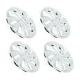 thumbnail image 1 of Unique Bargains 4 Pcs R16/16 Inch Universal Wheel Rim Hub Cover Wheel Hub Caps Silver Tone, 1 of 8
