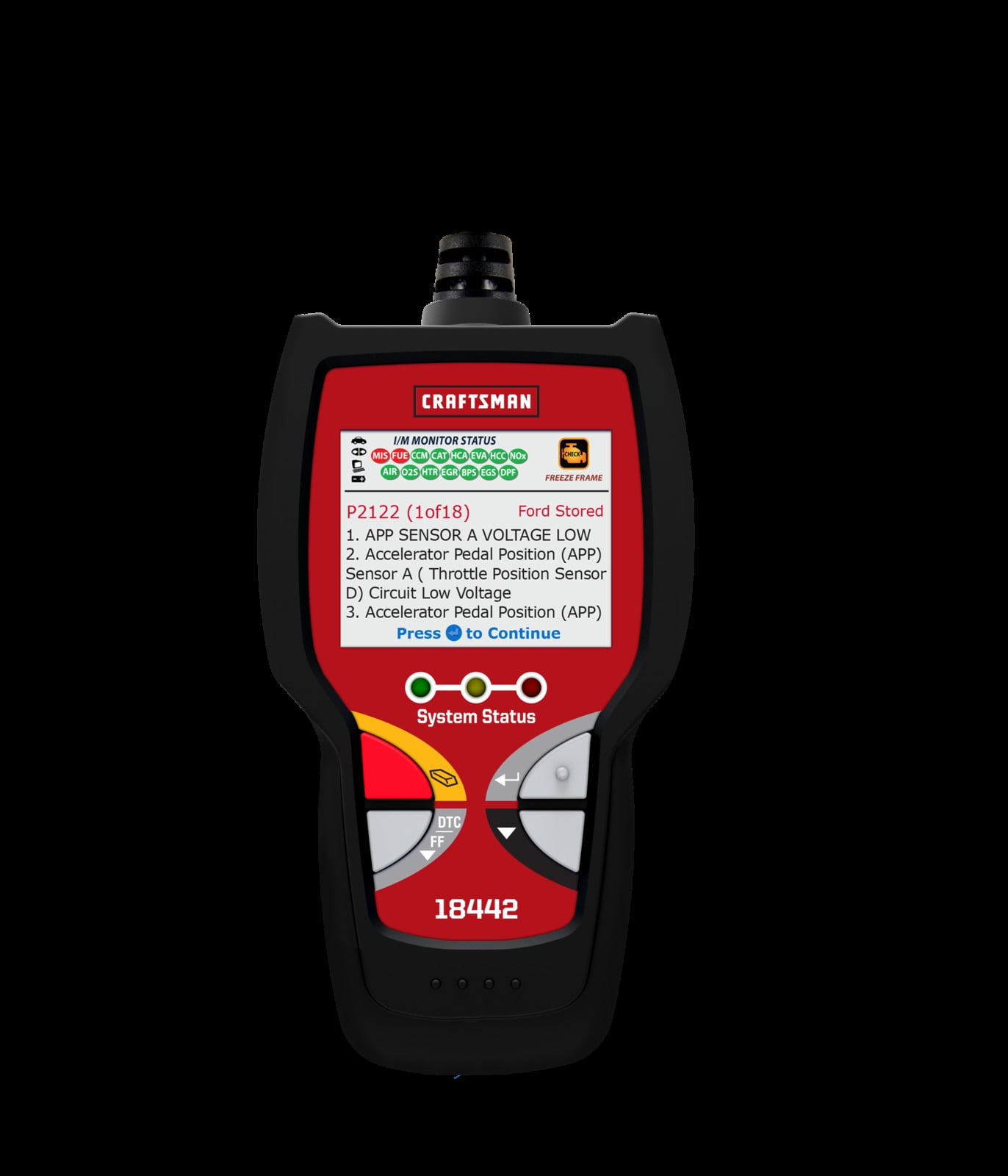 Craftsman Diagnostic Scanner Car Scan Auto Reader Check Tool 3030HSC