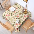 thumbnail image 5 of Floral 42" Square Waterproof Tablecloth, Floral Print Polyester Table Cover, 5 of 6