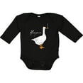 thumbnail image 3 of Inktastic French Goose Says Honque Boys or Girls Long Sleeve Baby Bodysuit, 3 of 5