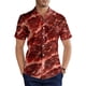 thumbnail image 4 of Camisa hawaiana informal con estampado 3D de helado para hombre, camisa de manga corta, divertida, de verano, transpirable, 4 of 5