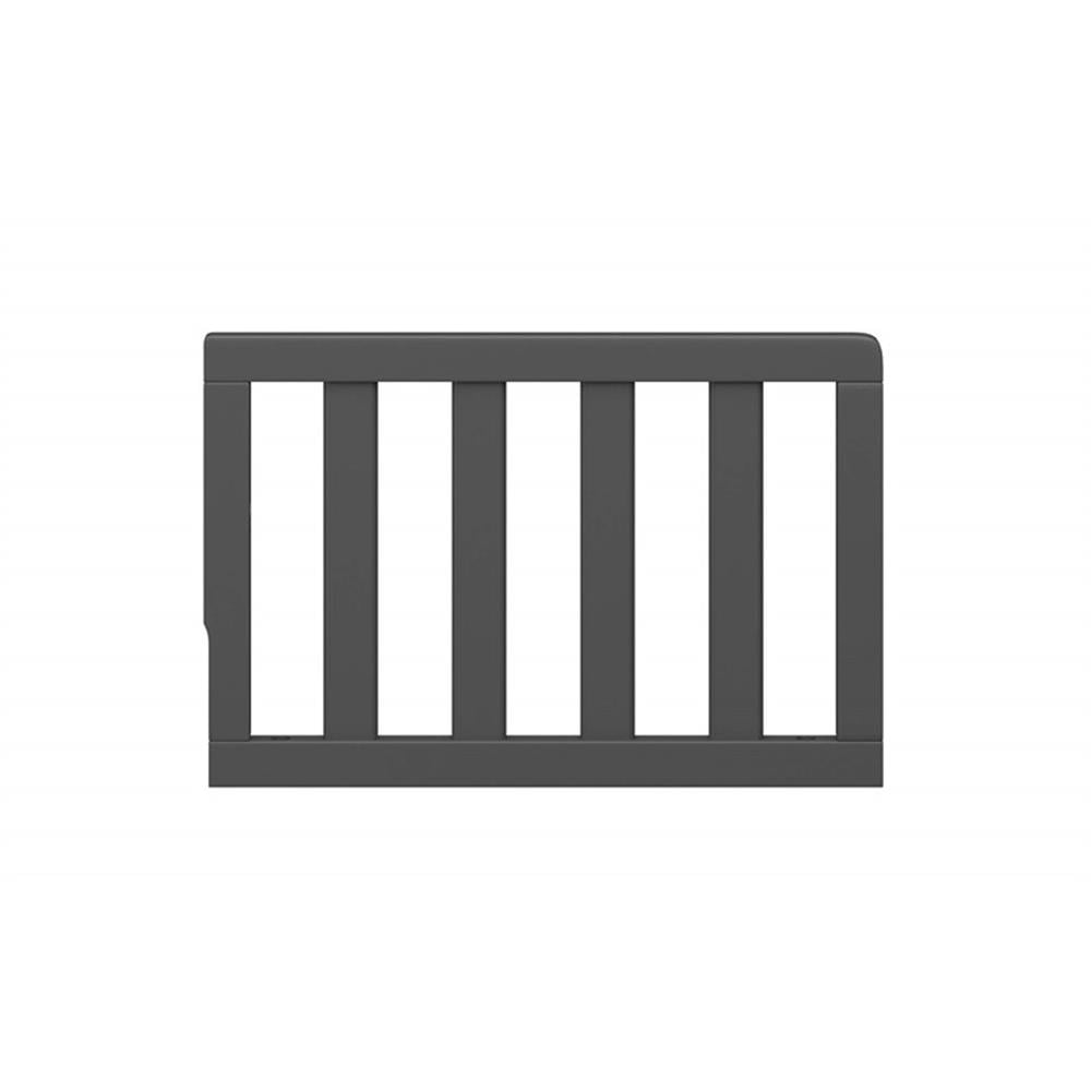 Pemberly Row Universal Wood Toddler Safety Guardrail in Gray