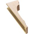 thumbnail image 6 of 6"W x 12"D x 36"H Thin Hughes Rough Cedar Woodgrain TimberThane Corbel, Primed Tan, 6 of 6
