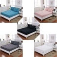 thumbnail image 2 of Fitted Sheet 160X200Cm With 30Cm Navy Blue Microfiber Cap, 2 of 5