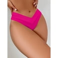 thumbnail image 2 of SherryDC Women's V Cut High Waisted Bikini Bottom High Leg Cut Swimsuit Bathing Suit Bottoms, 2 of 7