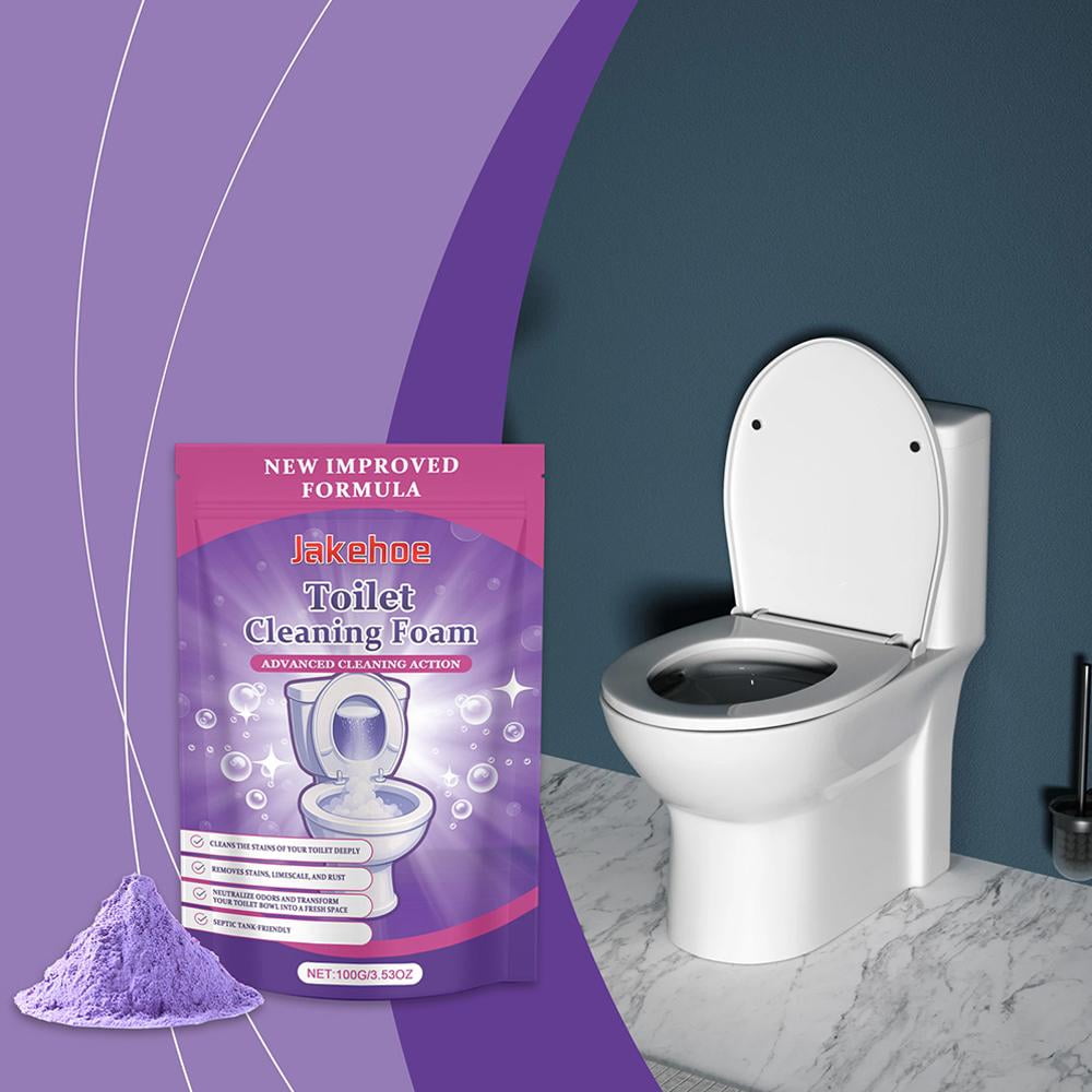 Fizzclean Toilet Cleaner, Fizzclean Toilet Cleaning Foam, Fizzclean Foam for Sparkling Clean Toilet, Touch Free Foaming Toilet Cleaning Foaming Powders