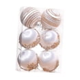 thumbnail image 4 of Bolas de Navidad Macarena irrompibles con purpurina adornos para El Día de Acción de Gracias bodas hogar 6cm, 4 of 8
