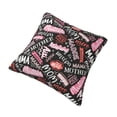 thumbnail image 2 of Rateoe Various Languages Mother Pattern Throw Pillow Cover Premium Pillow Stuffer Sham Square for Decorative Cushion Bed Couch Sofa(Pillow insert not included), 2 of 8
