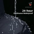 thumbnail image 4 of Motorcycle Raincoat Windproof Rain Jacket Reflective Waterproof Riding Raincoat Pants Set, 4 of 9