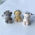 thumbnail image 4 of AOOOWER Adorable Cartoon Bear Key Rings Trendy Resin Bear Keychain Adornment Portable Key Rings Pendant for Women Girls, 4 of 13