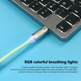 thumbnail image 3 of Cable Tipo C A USB Ygjytge Espiral Verde, 3 of 9