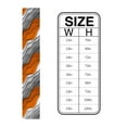 thumbnail image 6 of Table Runner Dresser Scarves 72 Inch Long, Modern Abstract Wave Lines Linen Dining Table Runners Ombre Orange White Grey Tabletop Scarf for Wedding Holiday Party Kitchen, 6 of 7