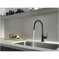 thumbnail image 6 of Delta Trinsic Single Handle Pull-Down Kitchen Faucet with Touch, Black Stainless, 6 of 7