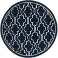thumbnail image 4 of SAFAVIEH Chatham Jaymz Geometric Wool Area Rug, Dark Blue/Ivory, 2' x 3', 4 of 10