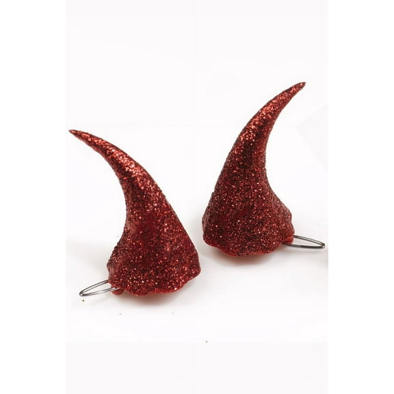 Fun World Clip-On Devil Horns Halloween Costume Accessories, (2 Pieces)