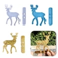thumbnail image 2 of Jesscasday Christmas Deer Resin Silicone Mold Deer Ornaments Epoxy Resin Mold for Casting Car Home Decorations Christmas Supplies, 2 of 20