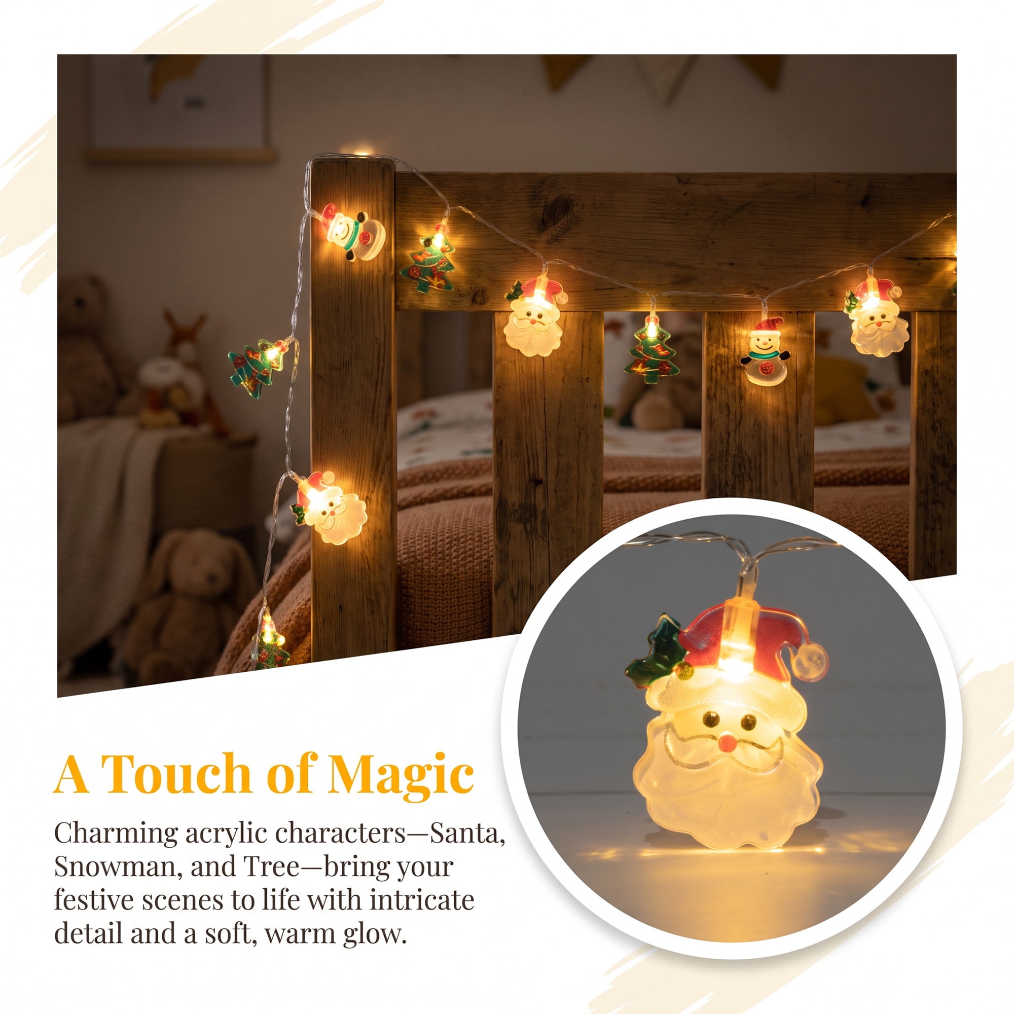 Unique Bargains Fairy Lights for Decor and Festive 9.8 ft Multicolor USB Powered