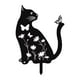 thumbnail image 1 of Estaca decorativa de gato para jardín, decoración de animales para exteriores, adorno para porche y césped Gire la cabeza 30x20 cm, 1 of 9