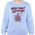 thumbnail image 2 of Home Sweet Home Haunted Sweatshirt Unisex Medium Light Blue, 2 of 5