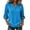 Blue(Womens Tops), variant on GUACER Half Sleeve Henley Blouses for Women V-Neck Button-Up Top Flowy Lightweight Shirts for Casual & Office Wear