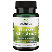 Swanson Timed-Release Horse Chestnut 22% Aescin 200 mg 120 Tablets