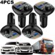 thumbnail image 2 of Likrtyny Cargador Coche Transmisor FM Reproductor MP3 para Coche Con Audio USB Dual Compatible Con, 2 of 8