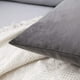 thumbnail image 3 of Fundas de cojín Luniquz de terciopelo, cuadradas y decorativas, de lujo, para silla, decoración del hogar, 45,7 x 45,7 cm, color gris, paquete de 2, 3 of 5