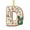 D, variant on DAMAI 26 Pcs Gingerbread Alphabet Ornaments for Christmas Tree, Candy Cane Initial Letter Pendant with Berries Pattern, A to Z Decorative Hanging Ornaments for DIY Craft Christmas