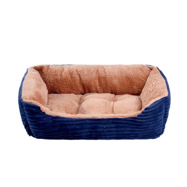 Square Dog Beds Puppy Soft Plush Sofa Bed Pet Accessories Large Dog Kennel Mat Pet Cat Dog Bed Sleep Cushion ShopWise Round