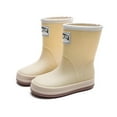 thumbnail image 4 of Caywon Rain Boots Easy-on Rain shoes Waterproof Shoes Outdoor Home Rubber ShoesShort Top Water Shoes Rain Boots(1-9 Years), 4 of 6