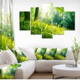 thumbnail image 1 of Beautiful Green Grass and Trees - Large Landscape Canvas Art Print, 1 of 4