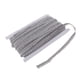 thumbnail image 3 of Ligas elásticas plegables para el cabello, paquete variado de 50 yardas Gris, 3 of 7