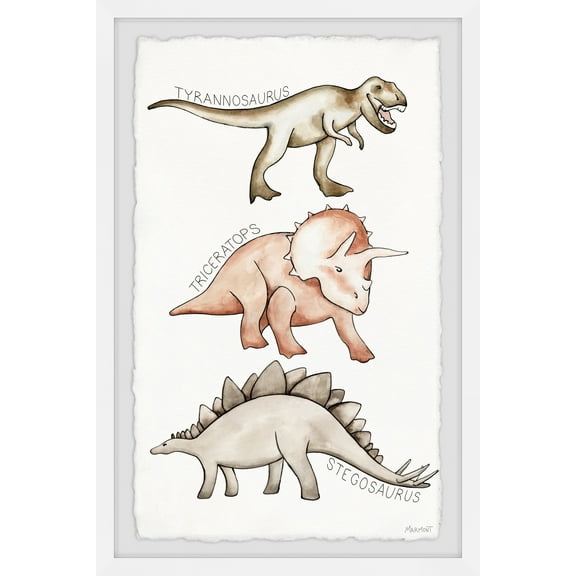 Marmont Hill Prehistoric World Framed Wall Art