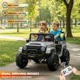thumbnail image 2 of VOLTZ TOYS 2026 Nouveau Jeep Outreach Camion pour Enfants 24 V à 2 Places - Batterie Électrique, Moteurs Doubles, Télécommande 2,4 g et Lumières DEL Halo - Gris, 2 of 6