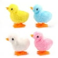 thumbnail image 1 of 5pcs Wind Up Plush Chick Hopping Fun Small Clockwork Chick Animal Toy for Kids New, 1 of 7