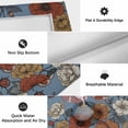 thumbnail image 5 of Blue Vintage Peony Outdoor Rug 5x8 Ft, Non Slip Washable Area Rug, Summer Botanical Retro Art Patio Rugs Carpet Runner, Large Floor Mat for Indoor/Outdoor Deck Porch Camping, 5 of 8