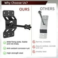 thumbnail image 2 of Wall Mount Spare Tire Mounting Bracket Rack for Enclosed Trailers,Spare Tire Holder Mount, Upgraded Spare Wheel Carrier, 2 of 7