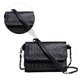 thumbnail image 4 of 1 bolso bandolera con estampado de calavera, elegante, de almacenamiento, color negro., 4 of 5
