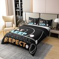 thumbnail image 3 of Erosebridal Housse de Couette Baseball 100 % Coton Format Grand Lit pour Ados, Ensembles de Literie à Imprimé Softball Format Grand Lit, Déco Sport Rétro, Réversible (Sans Couette), 3 of 8